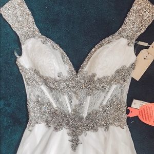Beautiful prom or wedding dress